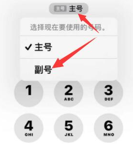 宜君苹果14维修店分享iPhone 14 Pro Max使用副卡打电话的方法 